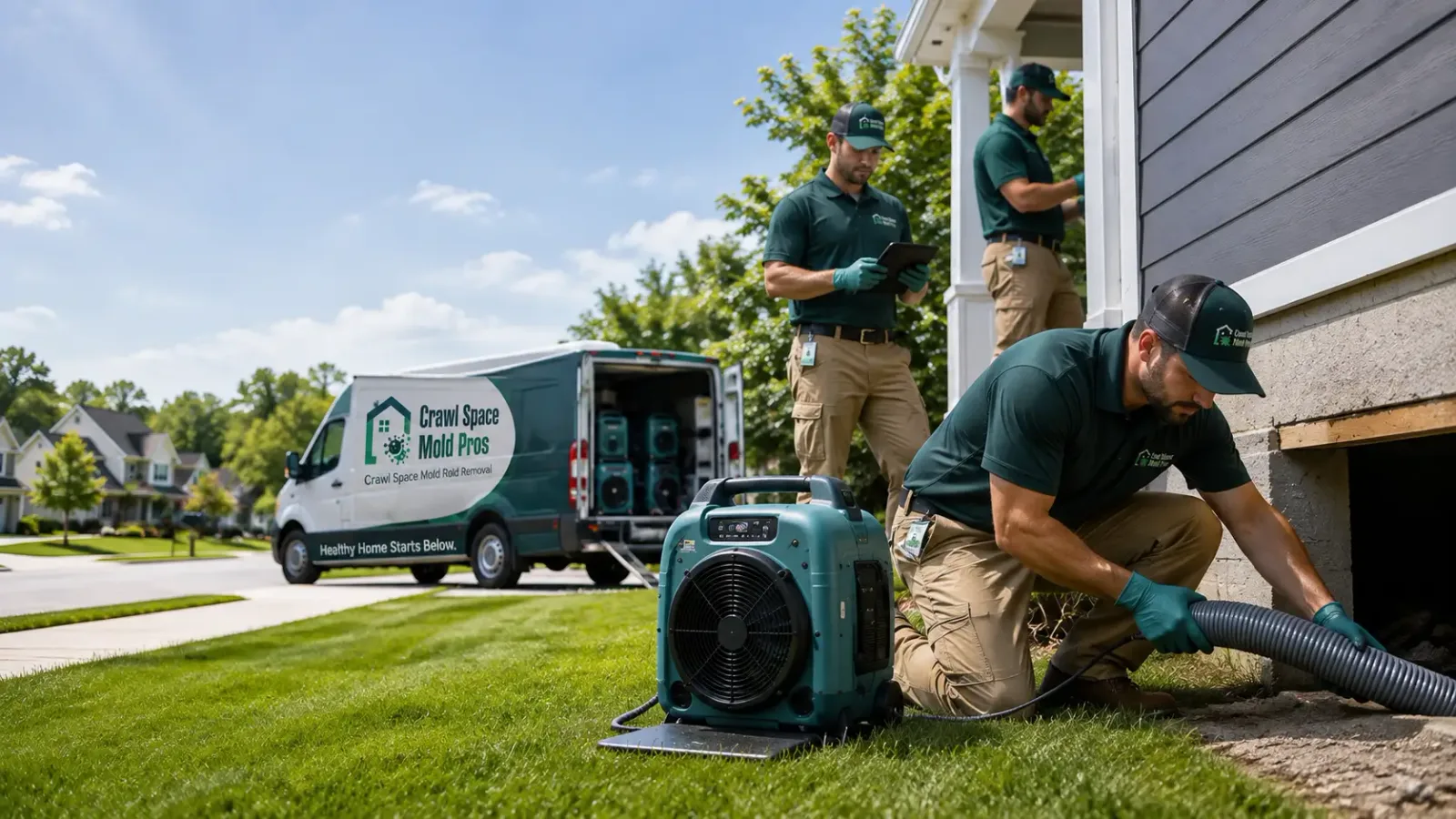 Crawl Space Mold Removal in Dekalb, IL